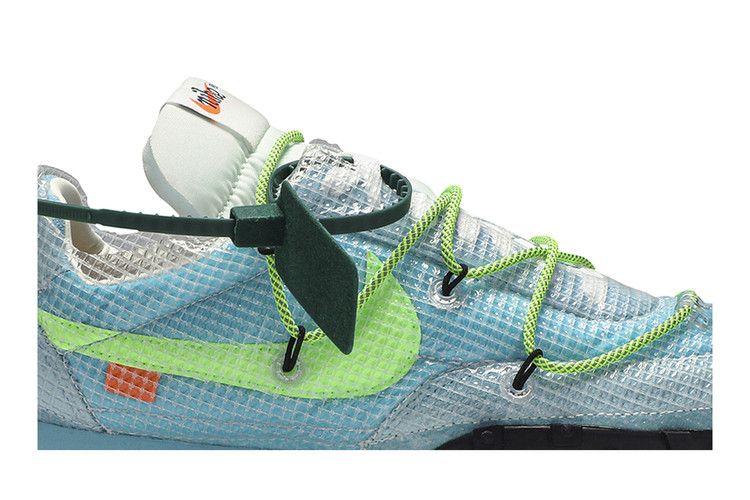 Nike Waffle Racer Off-White Vivid Sky (Women's)