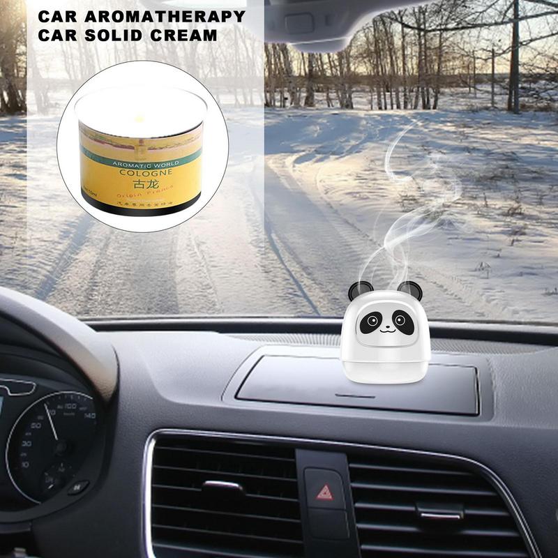 Air Freshener For Car Solid Car Scents Air Freshener Auto Perfume Diffuser Balm Aromatherapy Fragrance Ornament Decor Car