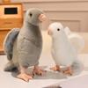 Cute Simulation White Pigeon Doll Plush Toy Little White Pigeon Carrier Pigeon Doll Children Accompany Soothing Doll