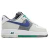 Nike Air Force 1 07 LV8 Split — светло-серебристые мужские кроссовки Deep Royal серо-белые дымчато-серые FD2592-001