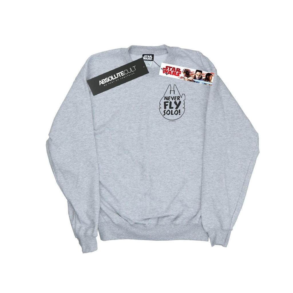 Star Wars Mens Never Fly Solo Sweatshirt