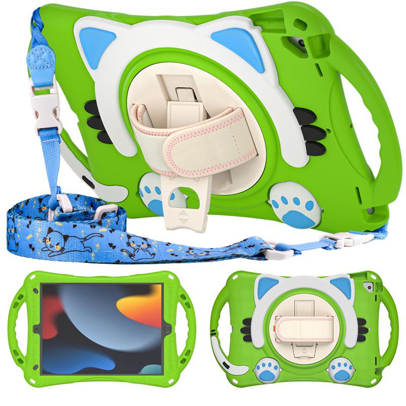 Мультяшный силиконовый защитный чехол для iPad 10,2 дюйма/Air 10,5, противоударный чехол для детей