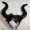 Witch Hair Accessories Ox Horn Hairband Evil Queen Evil Magic Witch Headpiece  Costume Accessory