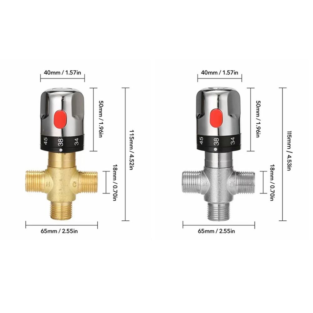 Anti-rust Thermostatic Valve Thermostatic Water Valve Leakproof Shower Valve Home Use