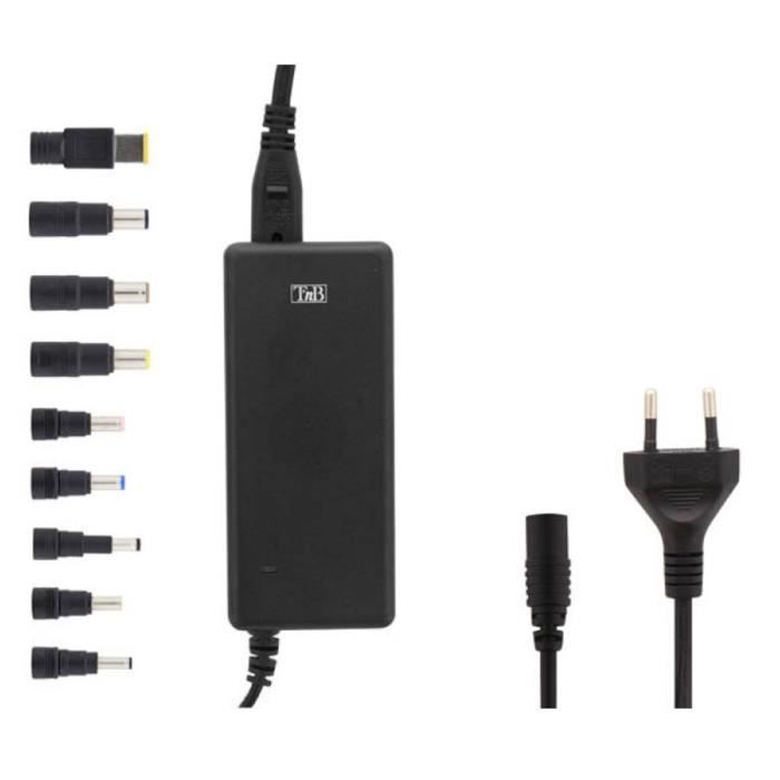 Универсальный сетевой адаптер - T'nB - CHNB19V65 - 65 Вт - 9 адаптеров - Ультрабук 15,6''