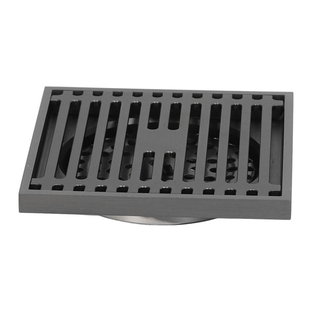 Сливной трап из нержавеющей стали квадратный антизапаховый большой вытеснитель решетка для ванной комнаты для домашнего балкона
