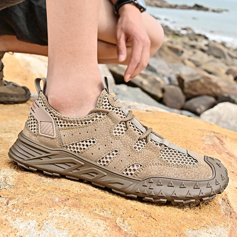 Модная летняя мужская обувь, дышащая кожа, повседневная обувь, мужские удобные мокасины, сетчатая мужская обувь, для ходьбы на открытом воздухе, zapatos
