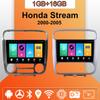 Автомобильное радио Android Auto Carplay для Honda Stream 2000-2005, мультимедийный проигрыватель, головное устройство, стерео, GPS-навигация, BT, WIFI 1+16 ГБ