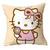 Декоративные наволочки для подушек с цифровым принтом Hello Kitty, подходящие для дивана, спальни, автомобиля.
