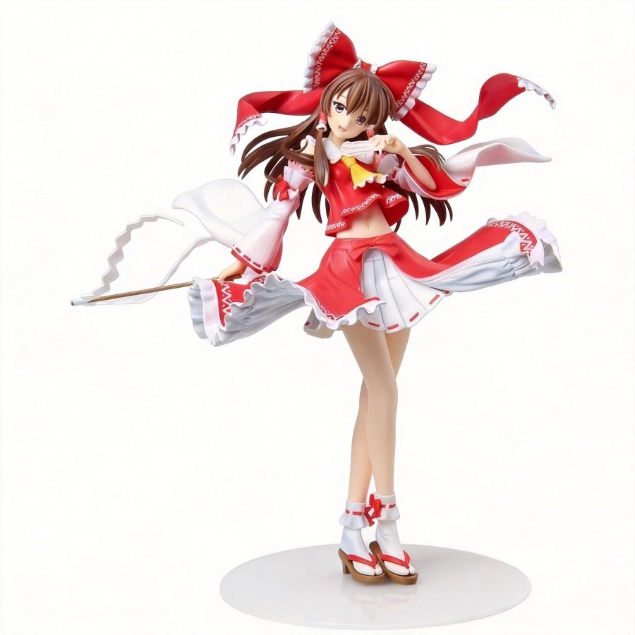 High Quality Touhou Project Hakurei Reimu Anime Figure 42cm Collection Model Desktop Decoration Ornament Gift for Fans