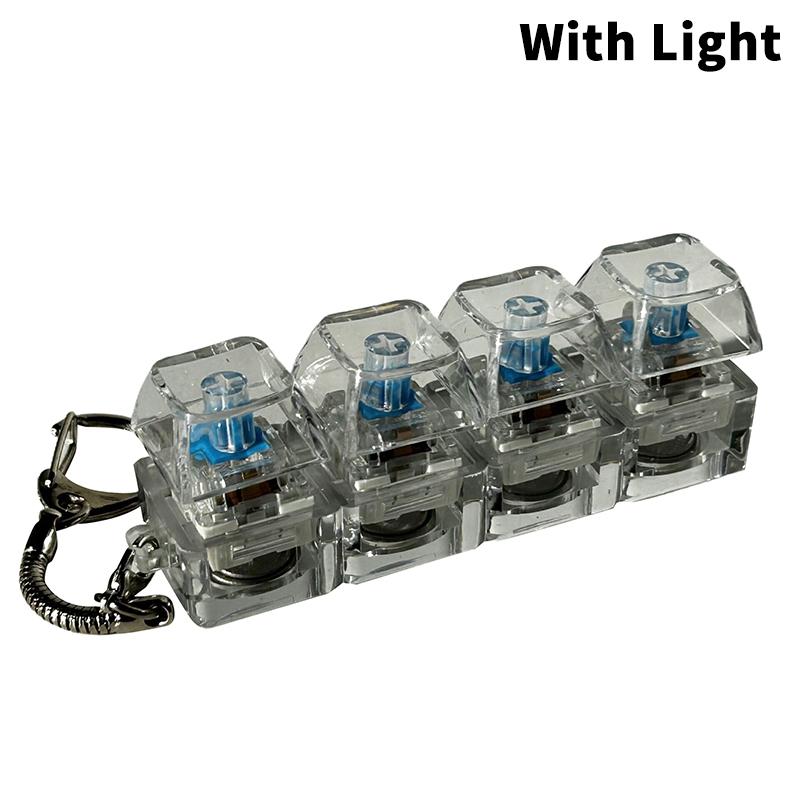 4/9 Клавиш Механический Тестер Осей Клавиатуры Светодиодная Клавиатура Клавиша Игрушка Снятие Стресса DIY Непоседа Кнопка Клавиша Клавиша Непоседа Брелок Игрушки Подарок