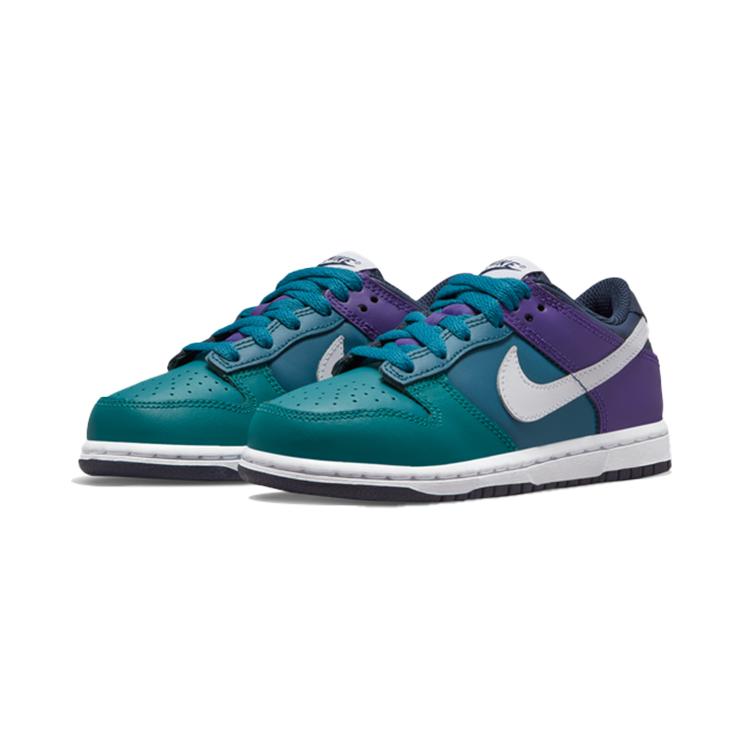 Nike Кроссовки Dunk Vintage Низкие Скейтбордические Сине-Фиолетовые Детские Возраст 3-7 Лет DH9756-300