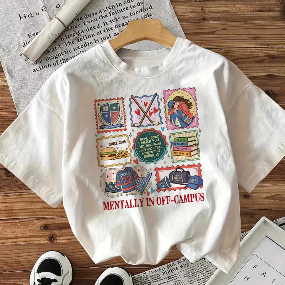 TV Off Campus Briar University Graham 44 Hockey Jersey Tshirts Women Men Breathable Streetwear Casual T Shirt Unisex Streetwear