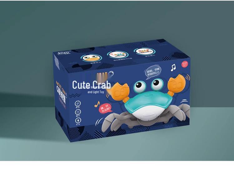 Светящаяся ползающая игрушка-краб с управлением жестами и музыкой