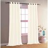 Set of 2 Ivory Blackout Curtains 140 X 260 Cm - 2247