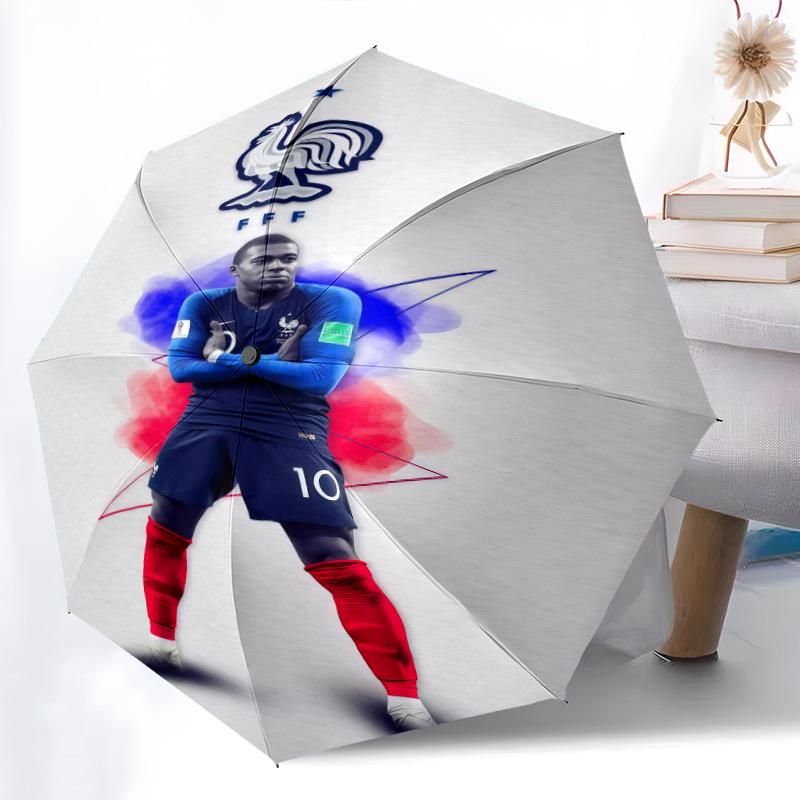 Lionel Messi: Football Legend Folding umbrella Portable Suitable for all seasons Three folds Sun umbrella Sun umbrella