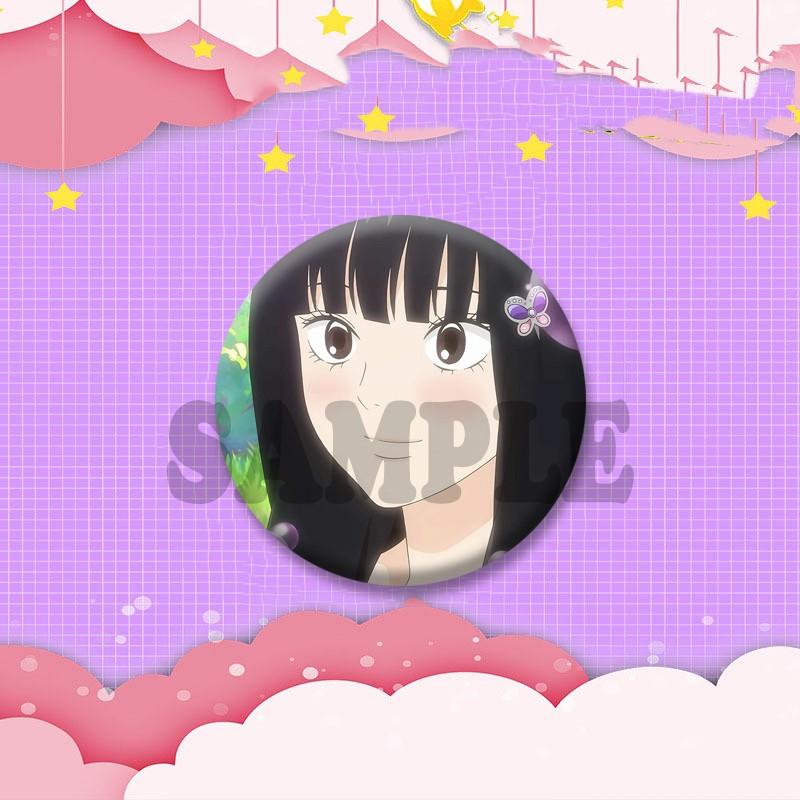 Cute Love Anime From Me To You Button Pins Sawako Kuronuma Shota Kazehaya Cartoon Badges Cosplay Brooch for Bag Hat Accessories