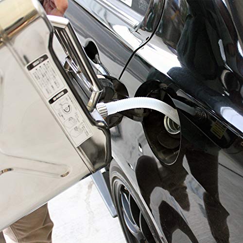 Meltec SK-675 20L Portable Gasoline Can, Fire Service Law Compliant, KHK Stainless Steel, 0.8mm Thick Steel Plate