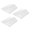 3 Pcs Grill Heat Plate Stainless Steel Wear Rust Corrosion Resistance Gas Grill Heat Tent Replacement for Weber Genesis