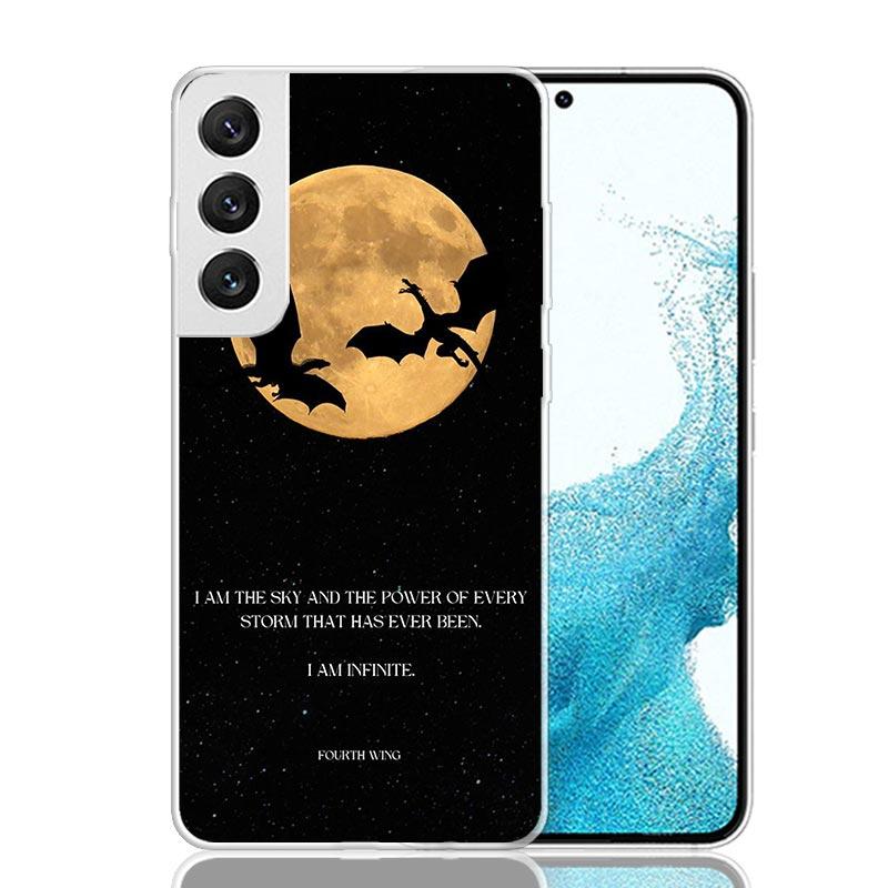 F-Fourth W-Wing Dragon Phone Case For Samsung Galaxy S26 Ultra S23 S24 S25 Edge S20 FE S21 S22 Plus Soft Print Shell Cover Funda