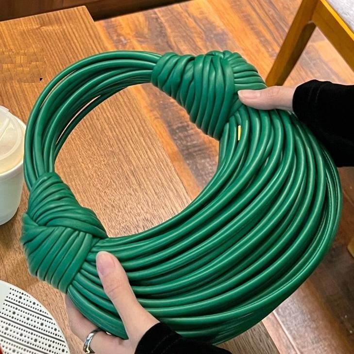 Cross Border Noodle Bag Новая натуральная кожаная сумка с узлом на ощупь, плетеная сумка на одно плечо для женщин