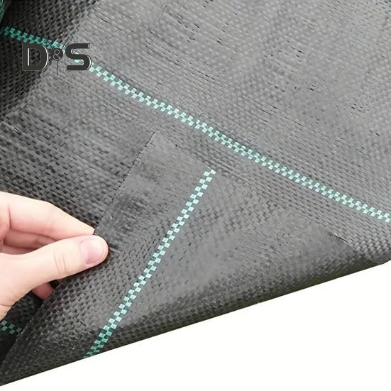 Ткань для защиты от сорняков, тканый геотекстильный коврик, покрытие для сада, ткань для борьбы с сорняками для сада, овощного поля, подъездной дороги, дорожки