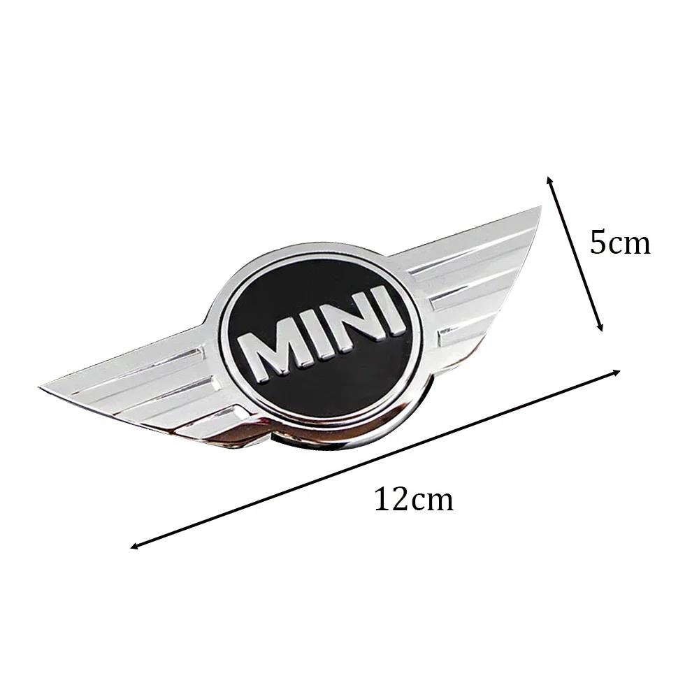 1 Pcs Metal Front Rear Hood Emblem Badge Decoration Stickers Accessories For BMW Mini Cooper JCW R50 R53 R56 Countryman Clubman