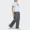 adidas Футболки женские синие с круглым вырезом умеренные KC8602