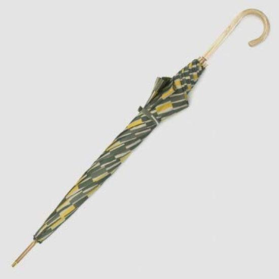 Makita Shoten Зонт для дождя Длинный Нордический жаккард Сделано в 16248831 Женщины, Зонт, Зонт, (Оэда), Хаки, Открываемый вручную, Япония,