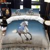 Комплект постельного белья White Horse Queen Bedding Duvet Cover Set Bedding Bed Cover Cotton Queen Bed Cover Set Bed Set Bedding