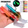 13cm Luminous UV Squid Lure with Lead Head & Hook - Soft Bionic Octopus/Cuttlefish Bait