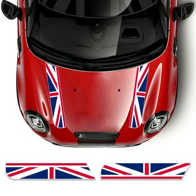 Виниловые наклейки на капот автомобиля в стиле Union Jack для MINI Cooper S R55 R56 F56 F55 F57 F60 R60 Countryman JCW Аксессуары