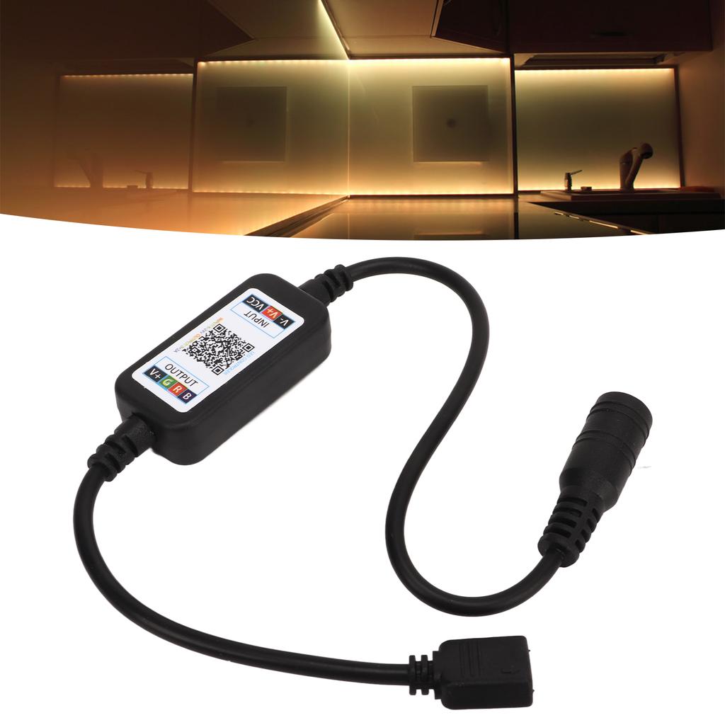 2 шт. Мини-контроллер светодиодов Bluetooth RGB Музыкальный контроллер USB 5 В постоянного тока 5–24 В 4-контактный Управление светодиодами Для светодиодных лент 5050