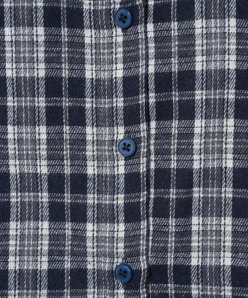 VIVABROWN 85-Viva077 Шахматная рубашка с длинным рукавом Slim Fit, в клетку, темно-синяя