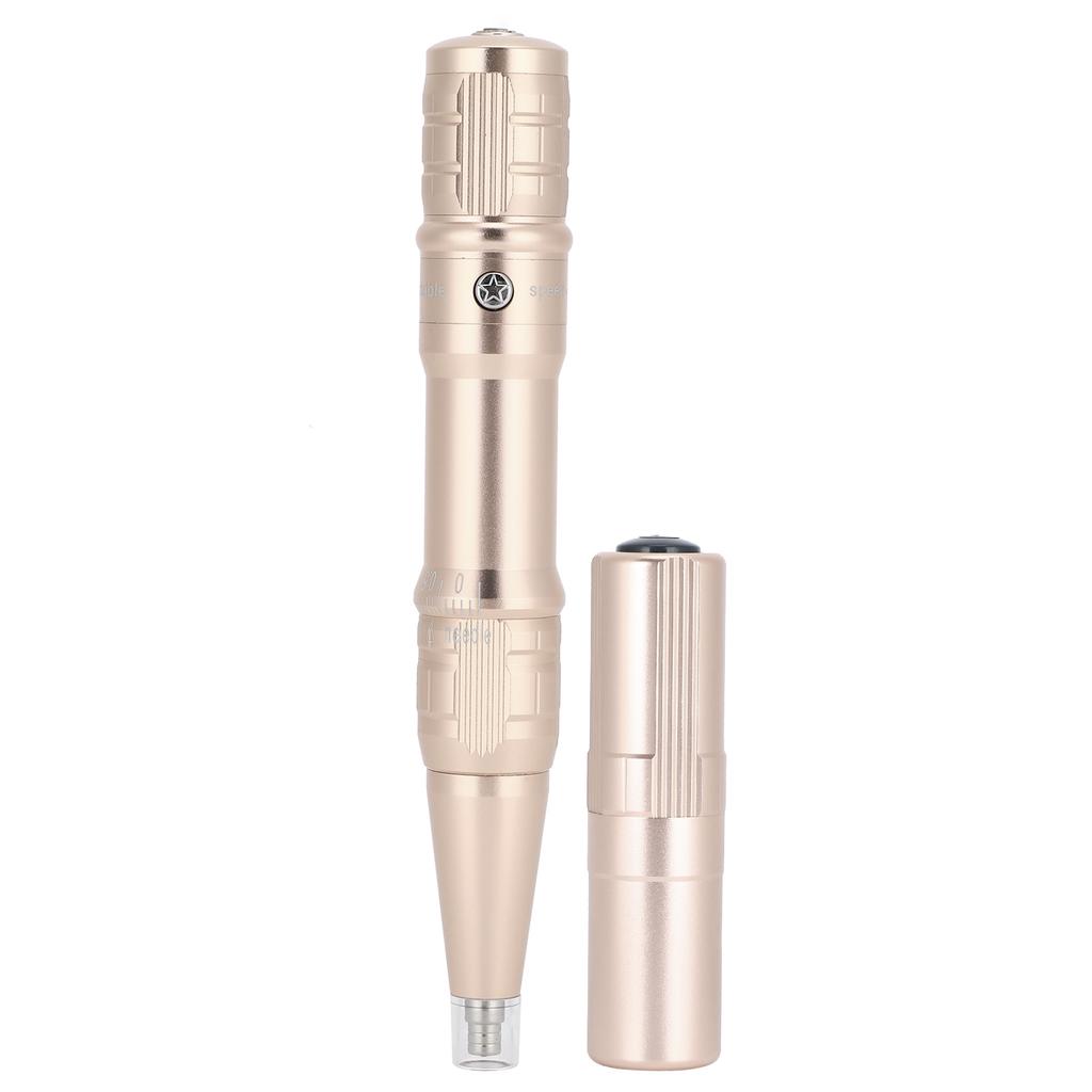 Electric Eyebrow Lip Tattoo Pen Machine Microblading Tattoo Machine Champaign Gold (100‑240V)US
