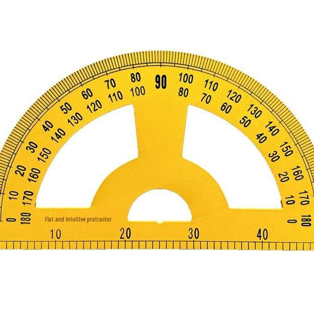 Wooden Triangle Protractor Compass Set: Math Teaching Aids for Primary School
