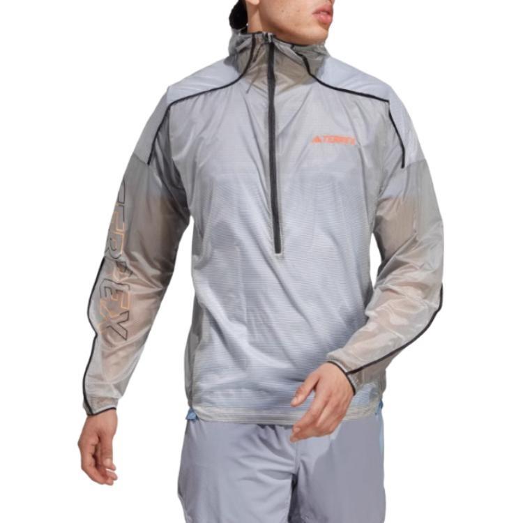 adidas Terrex Agravic Windweave Pro Wind Jacket 'Silver Grey' Men's HT9408