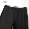 ROMON Men's Elastic Wrinkle-Free Straight-Fit Business Casual Pants