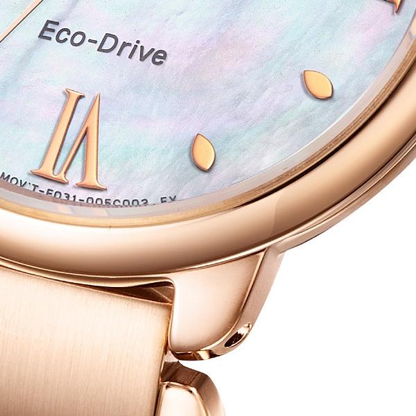 Citizen EM0928-84D ( Смотреть L CITIZEN L Коллекция Eco-Drive ROUND на солнечных батареях) Круглые часы, золото
