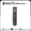 C3 Flashlight Hard Light 1200Lumens Type-C Rechargeable With Battery Protable LED Troch Light For Outdoor Lighting