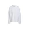 Long Sleeve Sport Pullover Sweatshirt Women Tops White HA8907