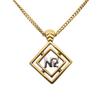 Б/у Ожерелье логотип NR металл 5,0 г золото Квадрат
