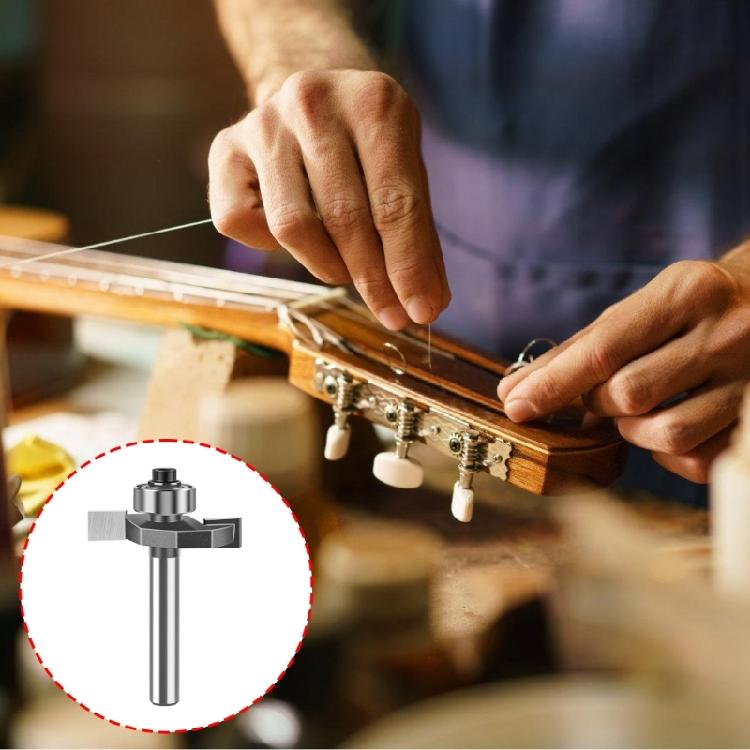 Инструмент для врезки окантовки гитары, инструмент для изготовления гитар, фрезерный станок Т-типа, триммер, прост в использовании
