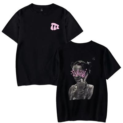 Футболка Tini Stoessel 2023 Tini Tour Merch, модная футболка с круглым вырезом и короткими рукавами, женская футболка унисекс, одежда в стиле хип-хоп, унисекс