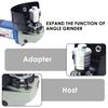 Практичная угловая шлифовальная машина для адаптера для обработки канавок, тип 100/125, стопорные гайки, фланец, внутренний внешний комплект для различных долбежей