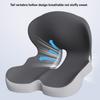 Memory Foam One Piece Seat Cushion with Backrest Integrated Support Pillow for Students Office Chairs and Car Lumbar and Buttock Protection Pad