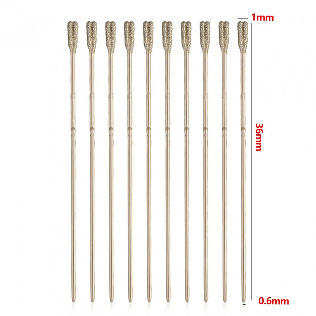 Lapidary Drill Bits Tool Solid Bits 1mm Diamond Coated