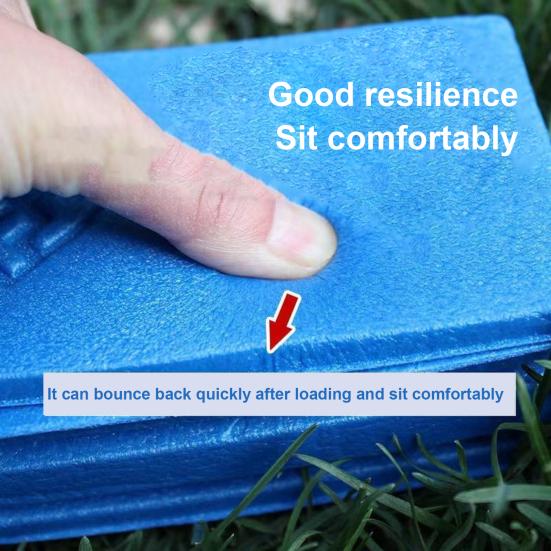 2 шт. Складная подушка для сиденья Портативный водонепроницаемый коврик для сидения Легкий для путешествий на открытом воздухе Кемпинг