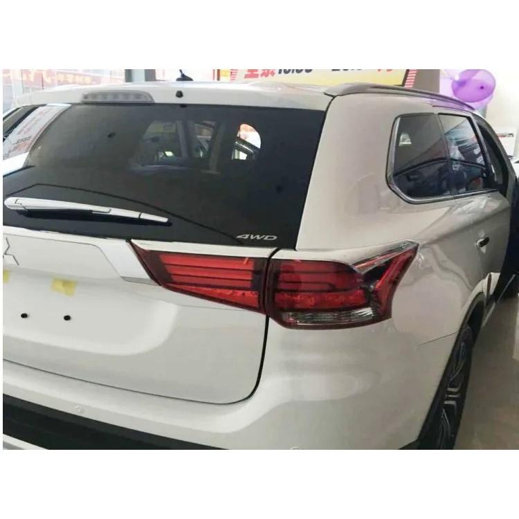 Для Mitsubishi Outlander 2016 2017 2018 полоски задних фонарей ABS хромированный пластик внешние украшения задних фонарей 4 шт./компл.