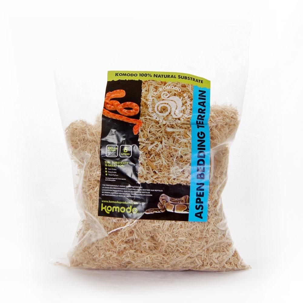 Poplar Fiber Bedding Substrate for Terrarium for Snakes and Reptiles, 12L Absorbent